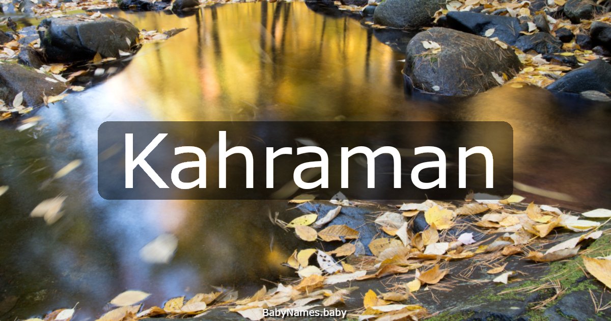 Kahraman