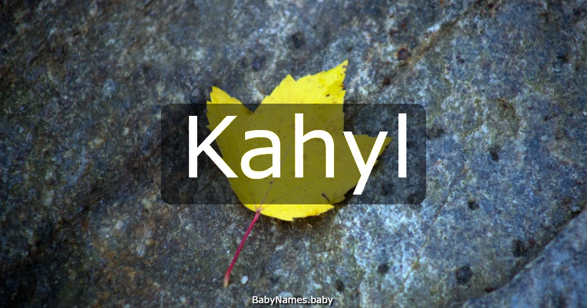 Kahyl