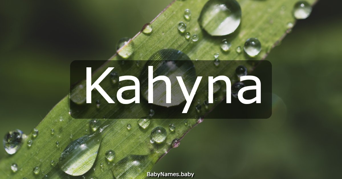 Kahyna