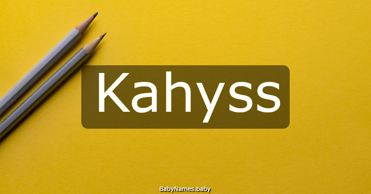 Kahyss