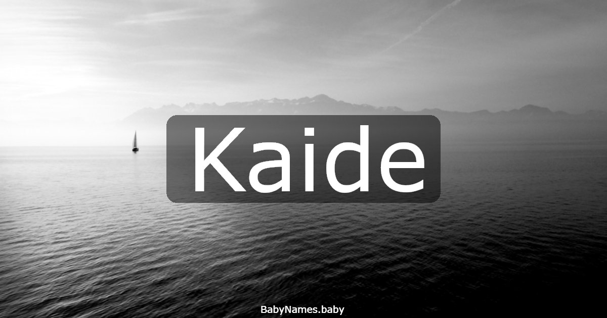 Kaide