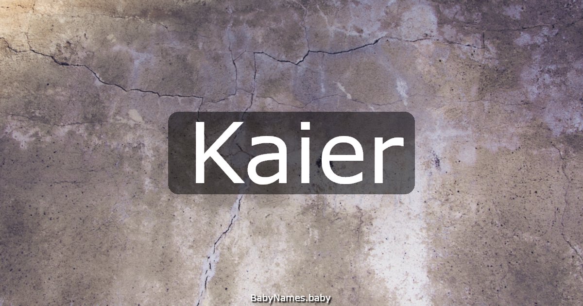 Kaier