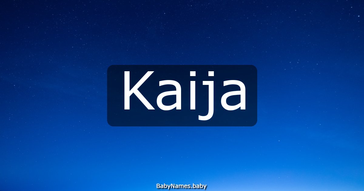 Kaija