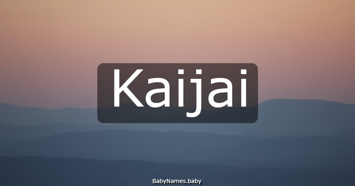 Kaijai