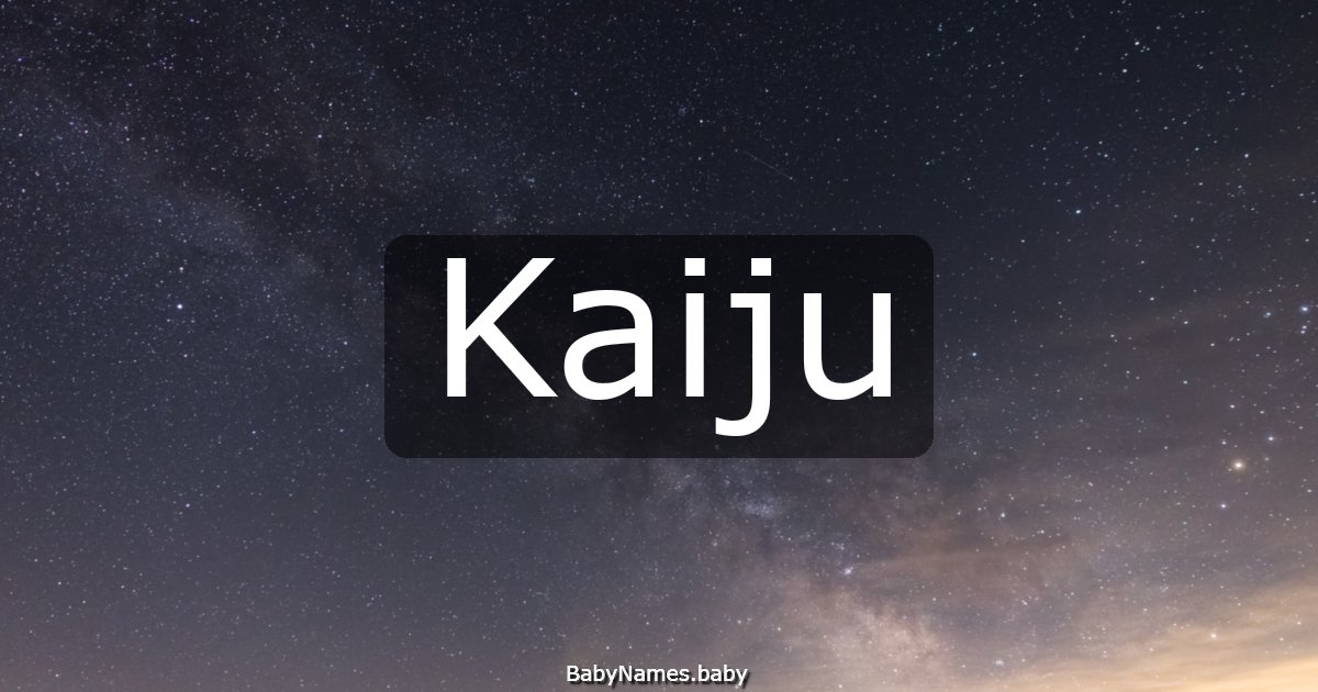 Kaiju