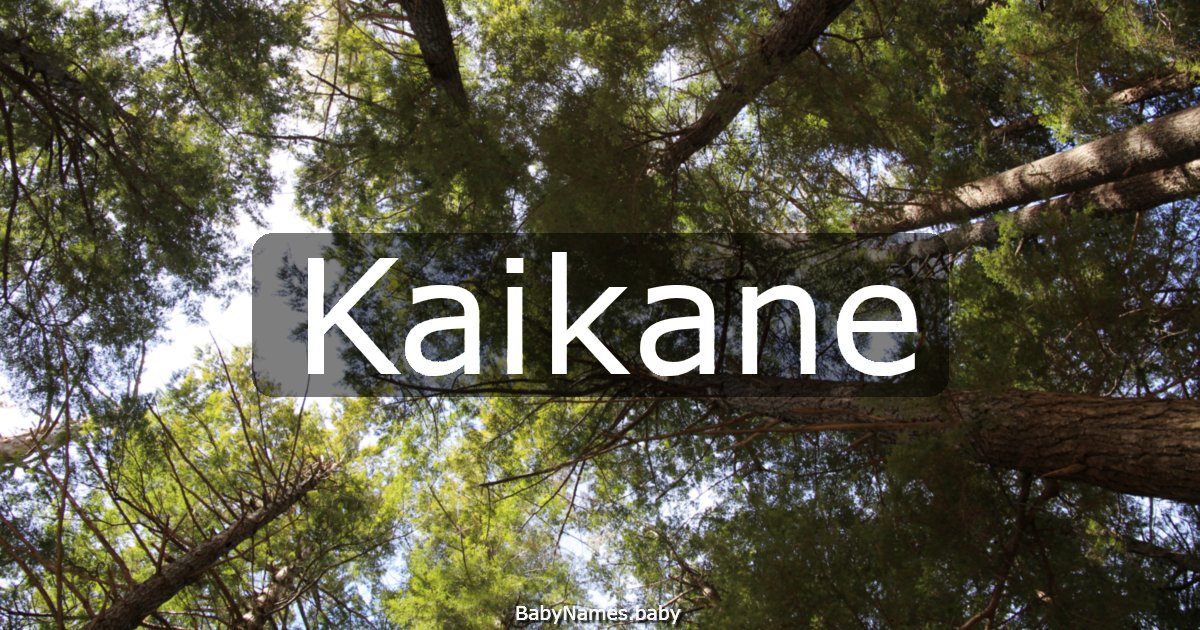 Kaikane