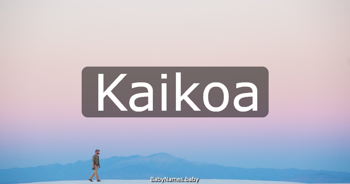Kaikoa