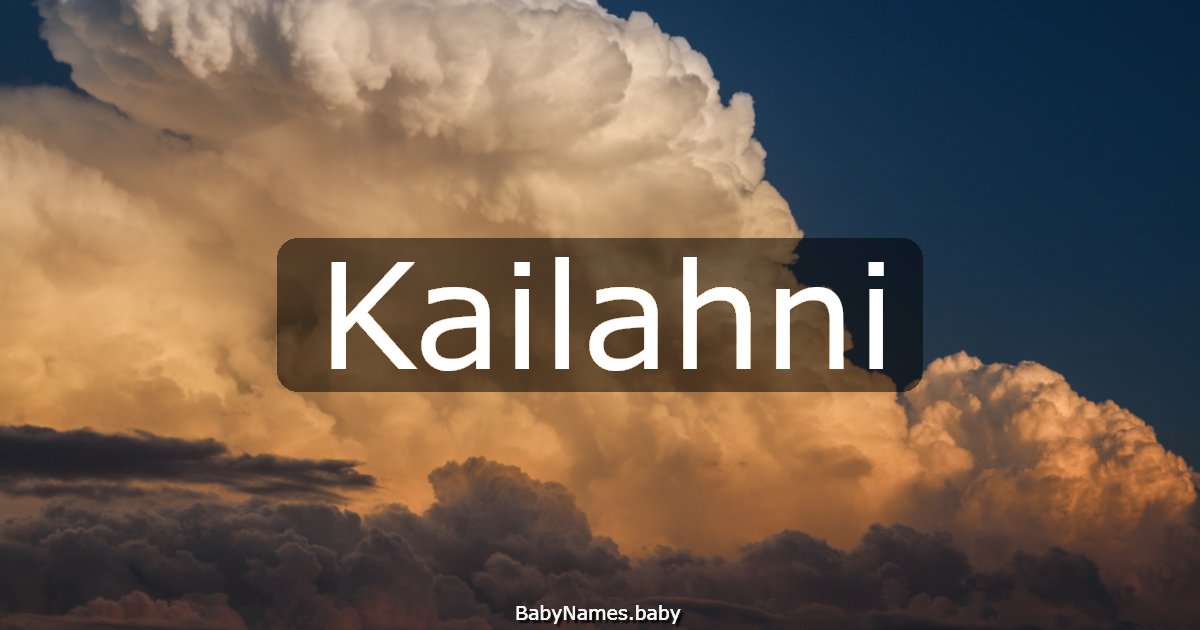 Kailahni