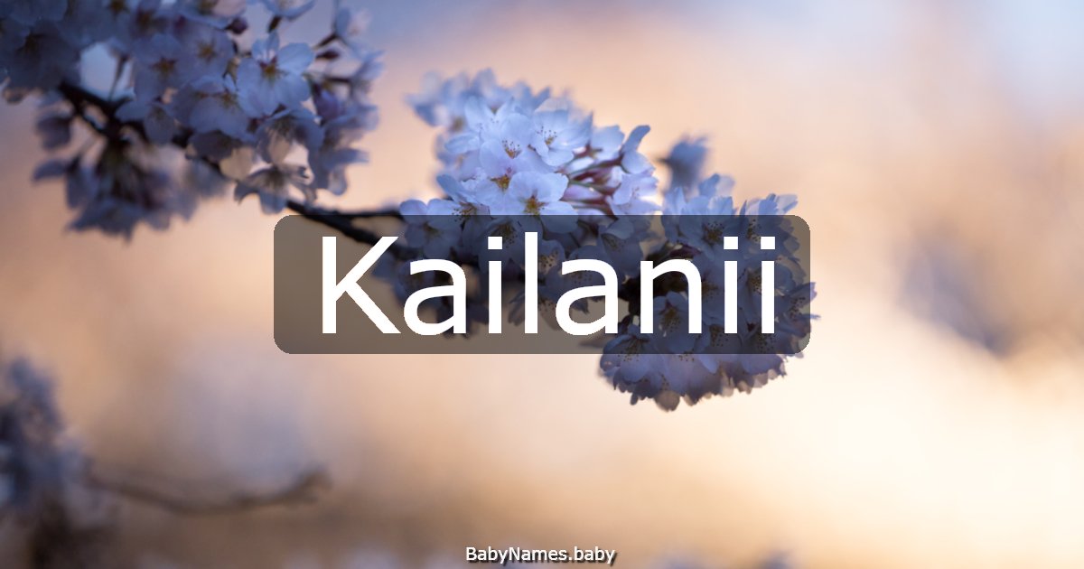 Kailanii