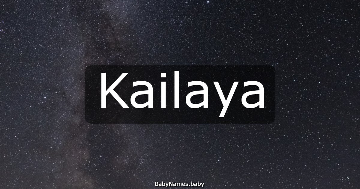 Kailaya