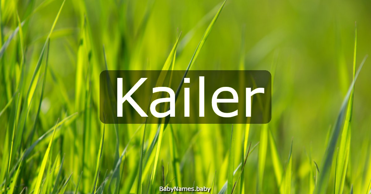 Kailer