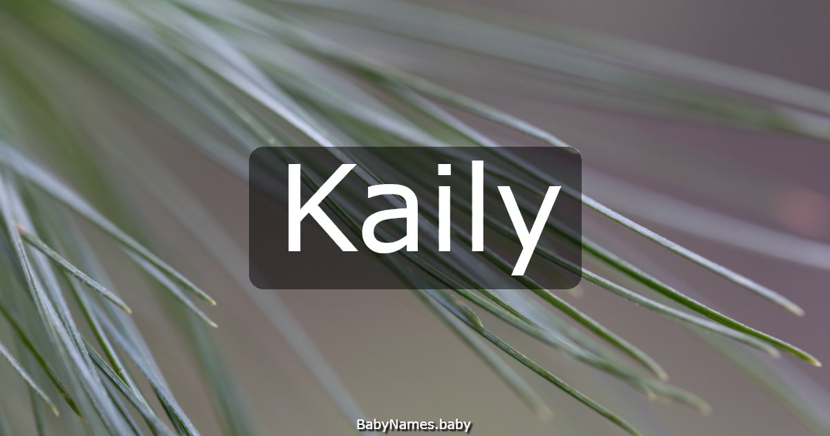 Kaily