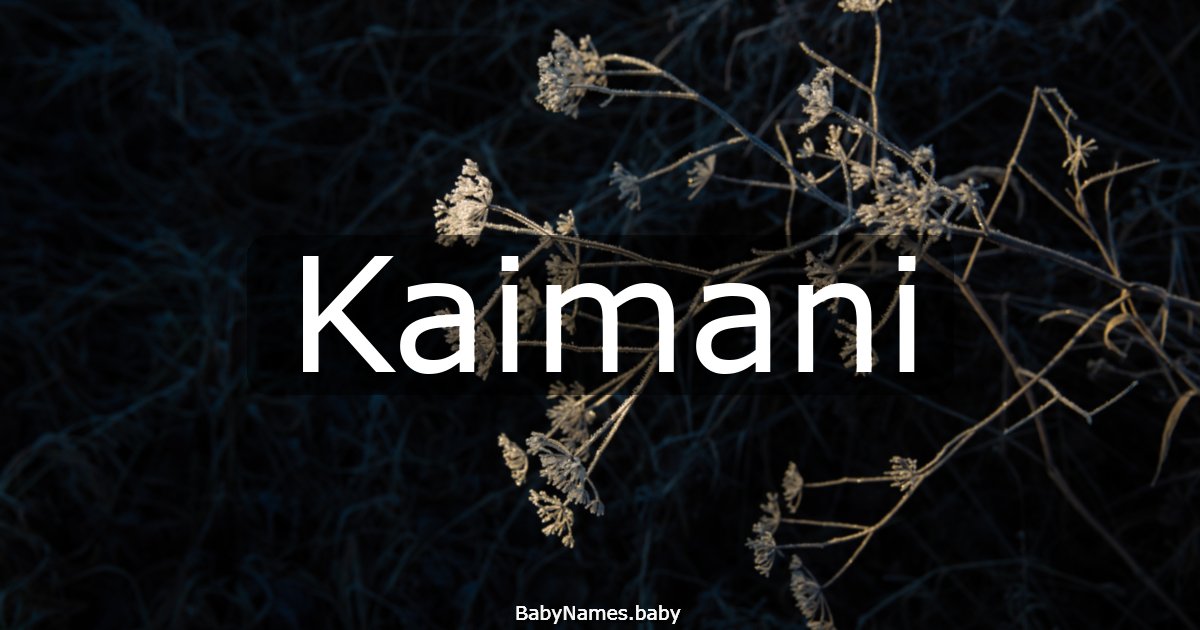 Kaimani