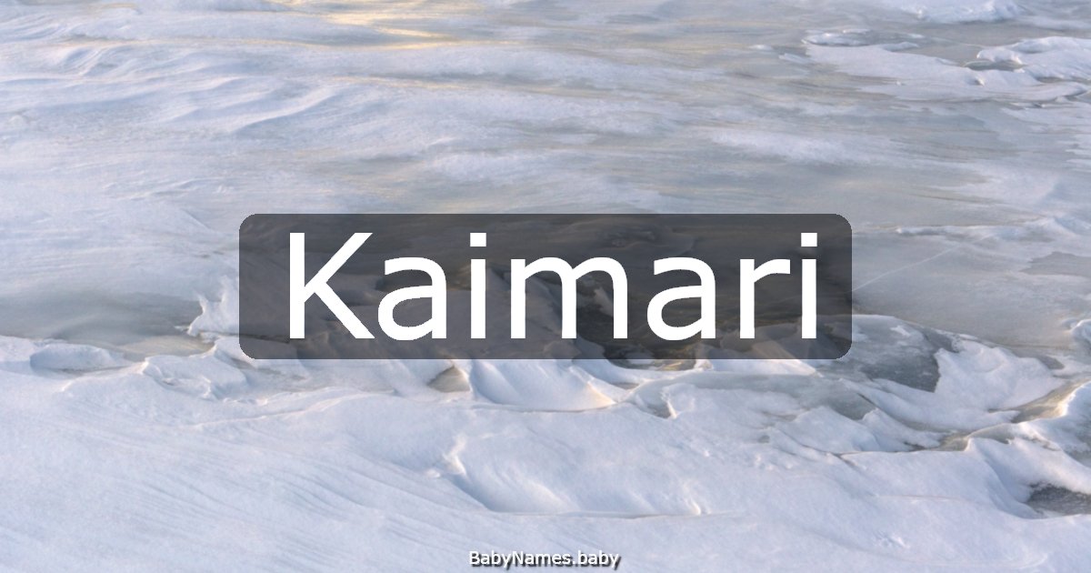 Kaimari