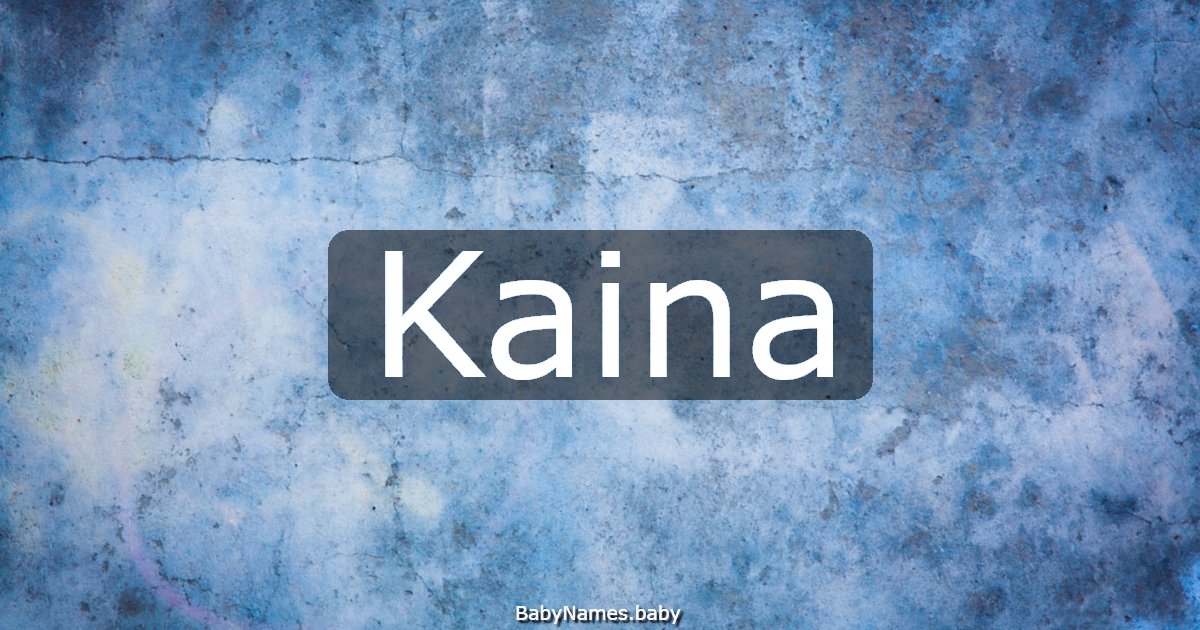 Kaina