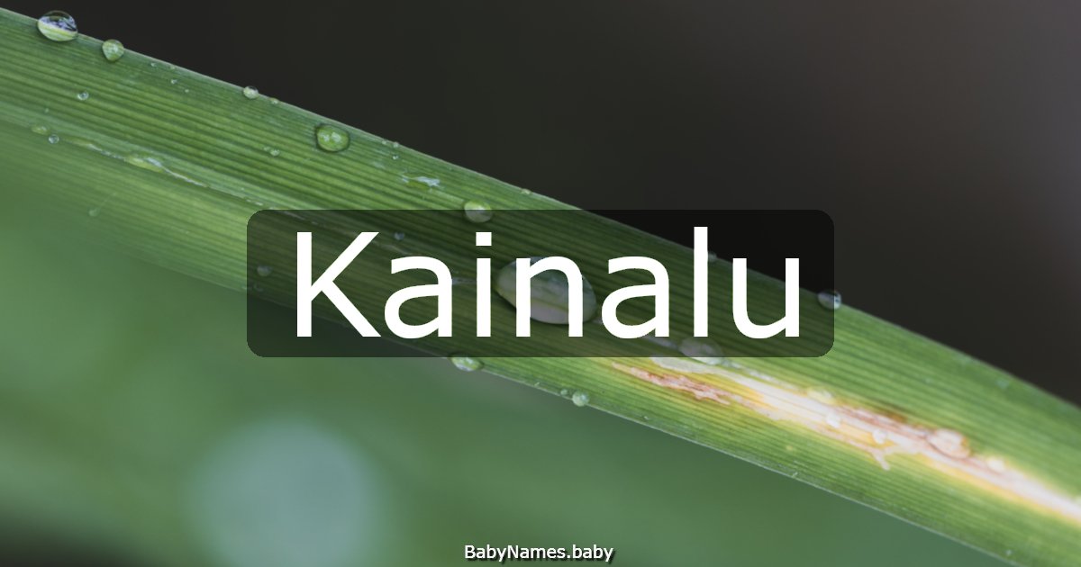 Kainalu