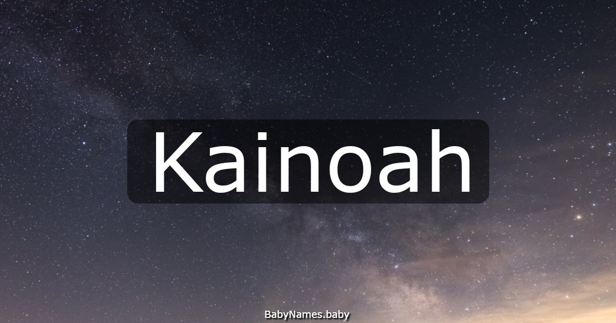 Kainoah