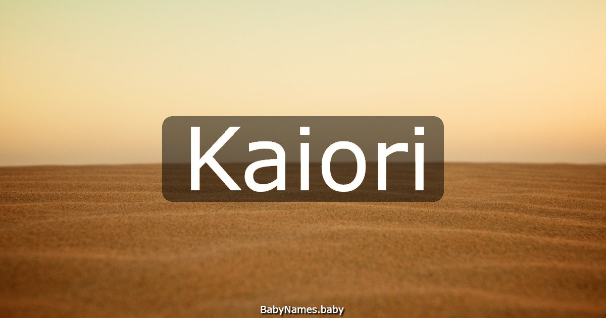 Kaiori