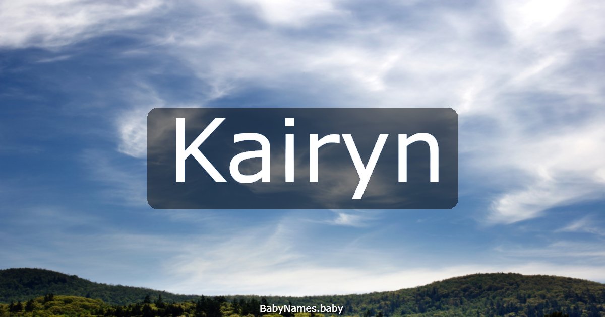 Kairyn