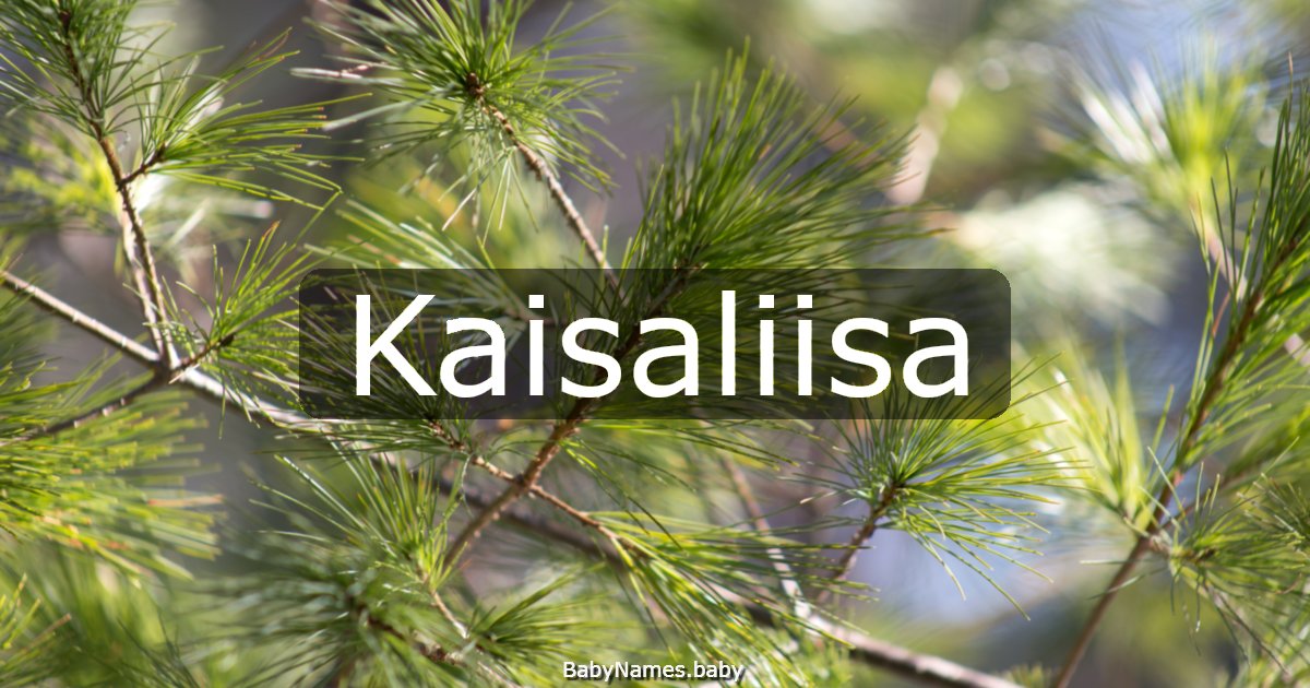 Kaisaliisa