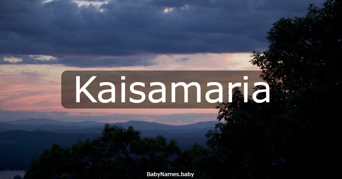 Kaisamaria
