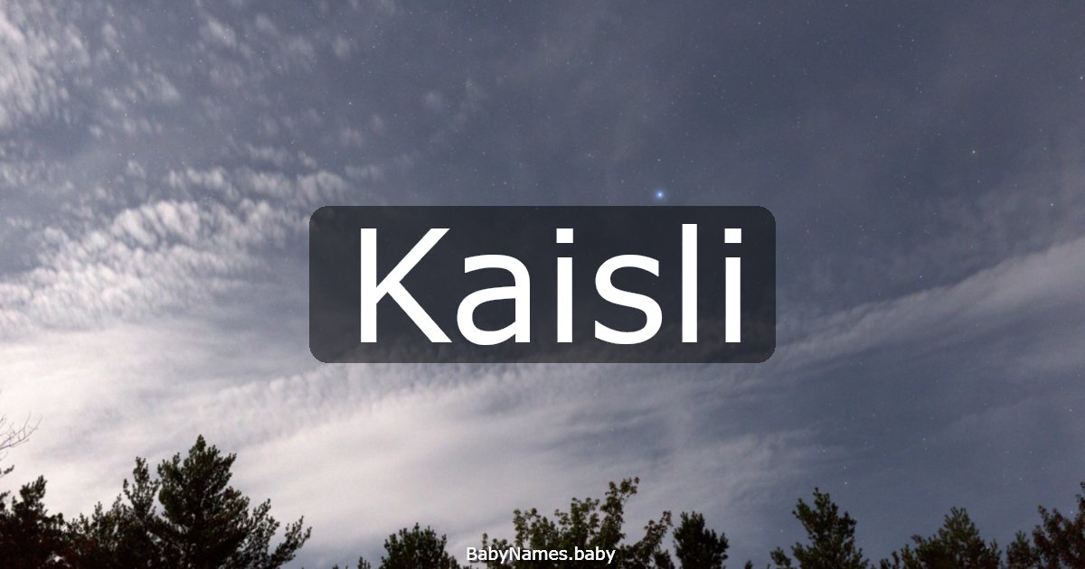 Kaisli