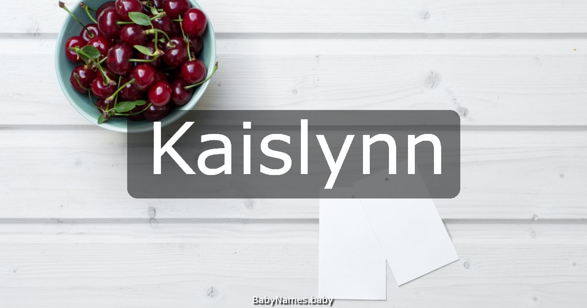 Kaislynn