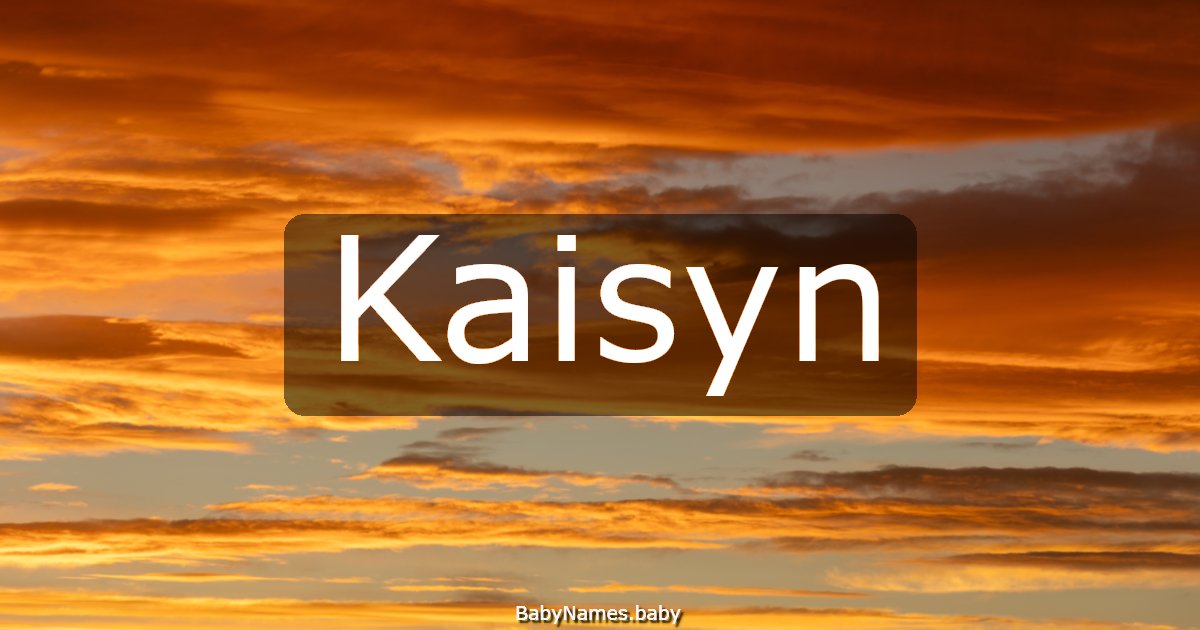 Kaisyn