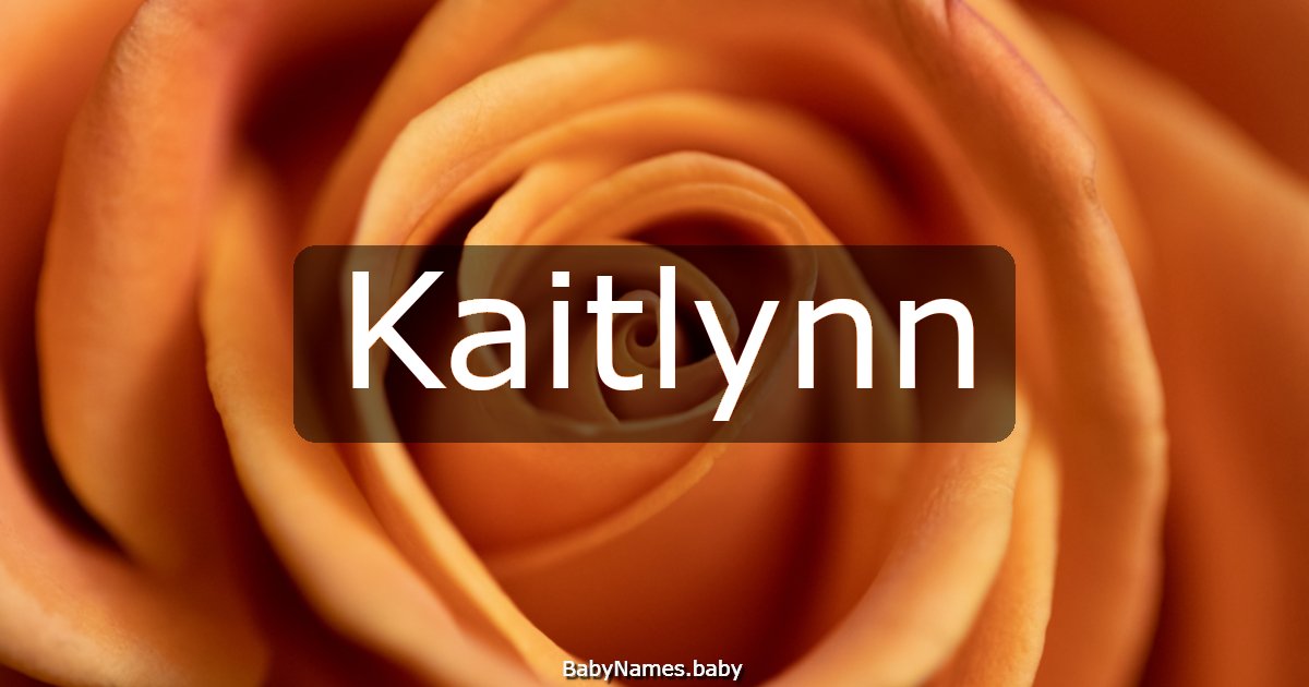 Kaitlynn