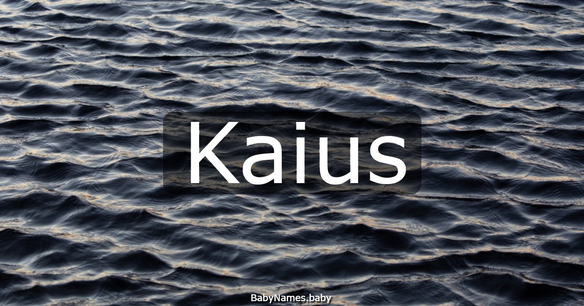 Kaius