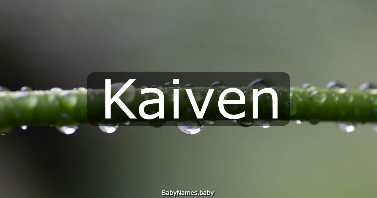 Kaiven