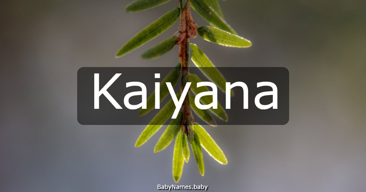 Kaiyana