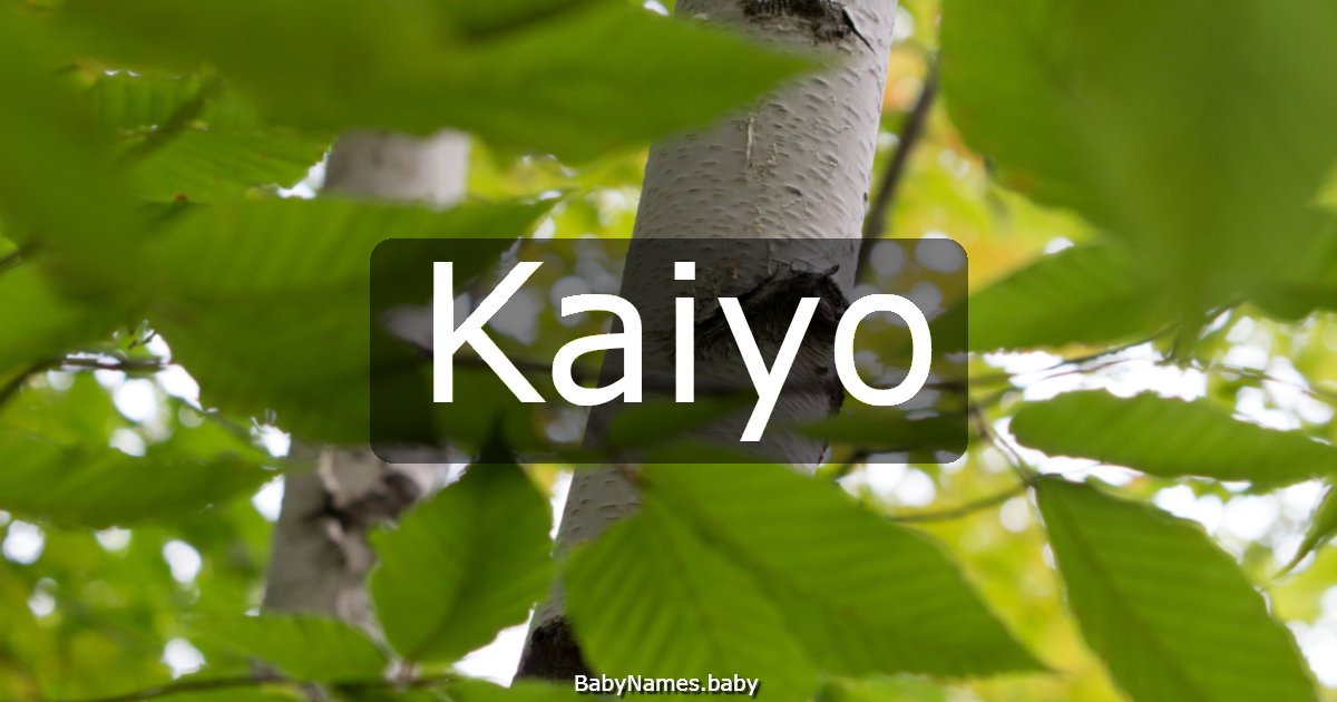 Kaiyo