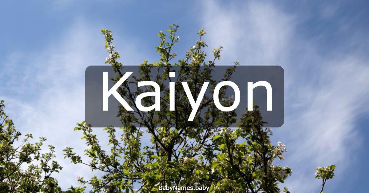 Kaiyon