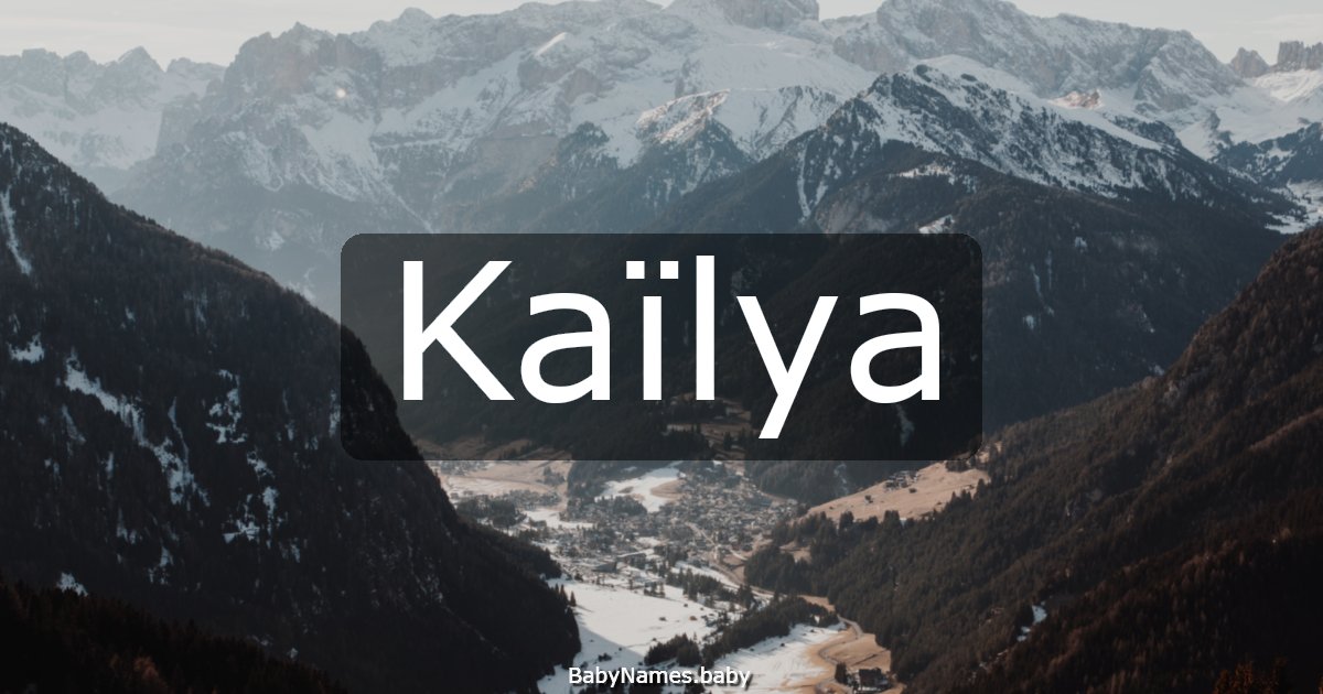 Kaïlya