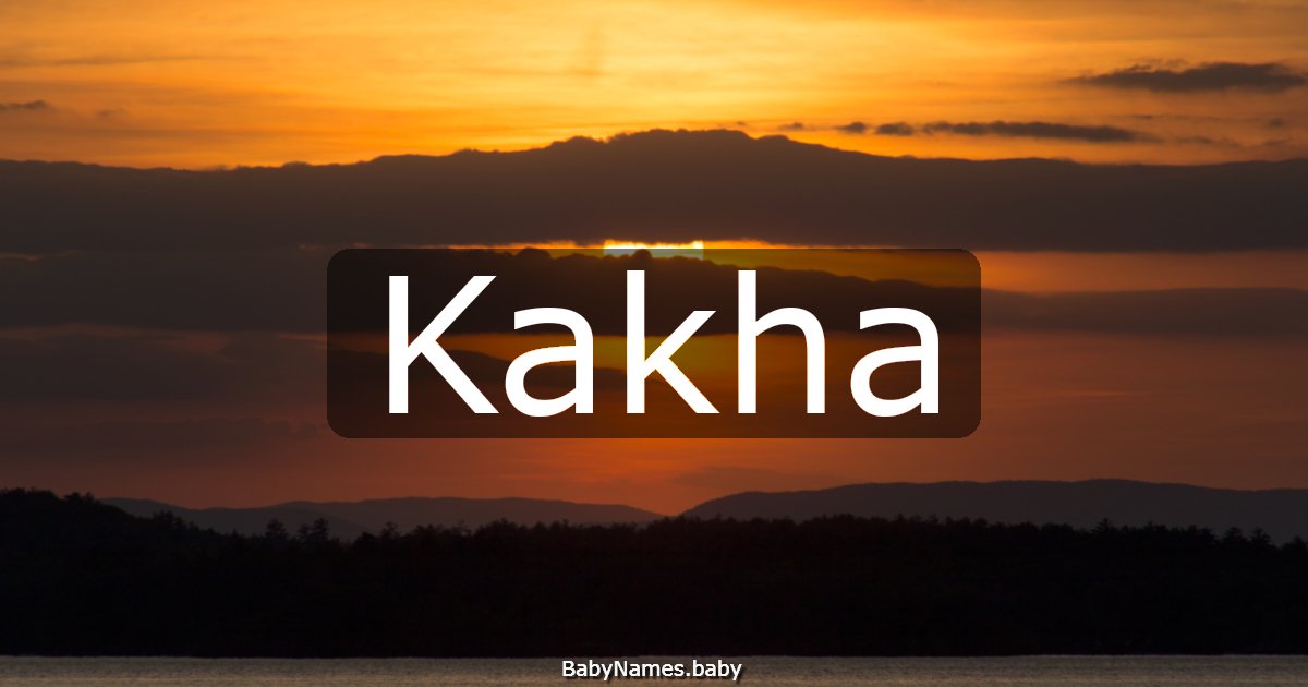 Kakha