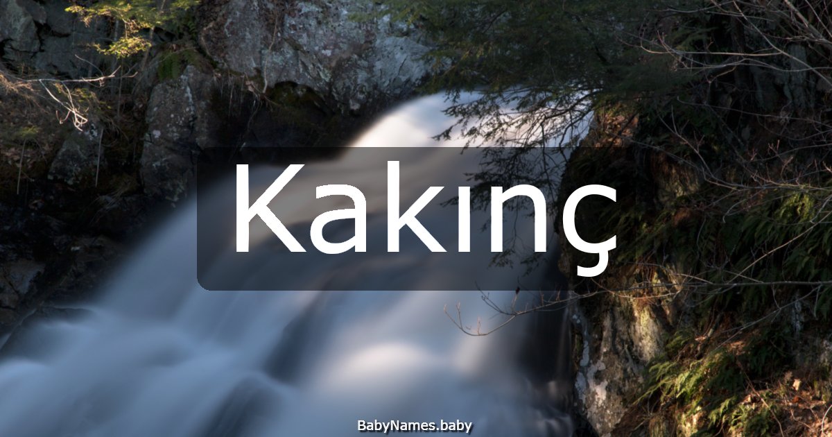 Kakınç
