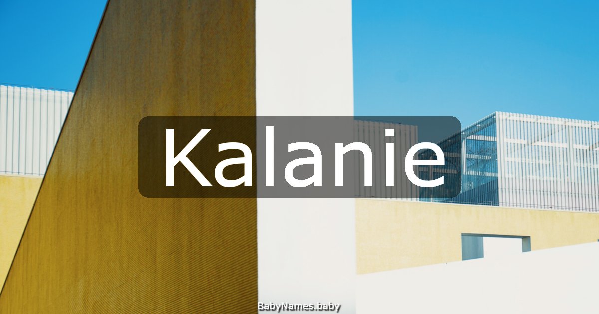 Kalanie