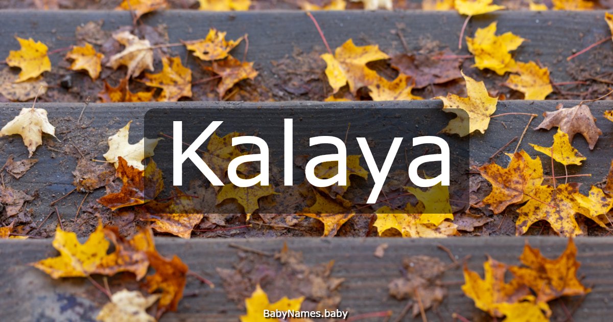 Kalaya