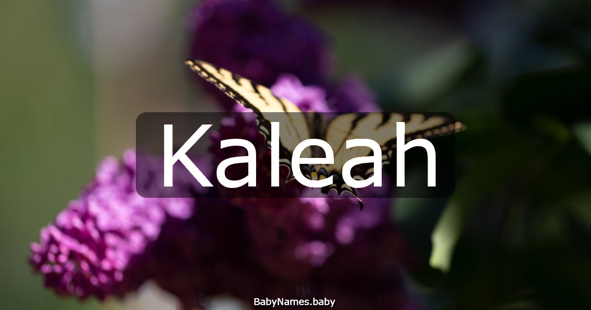 Kaleah