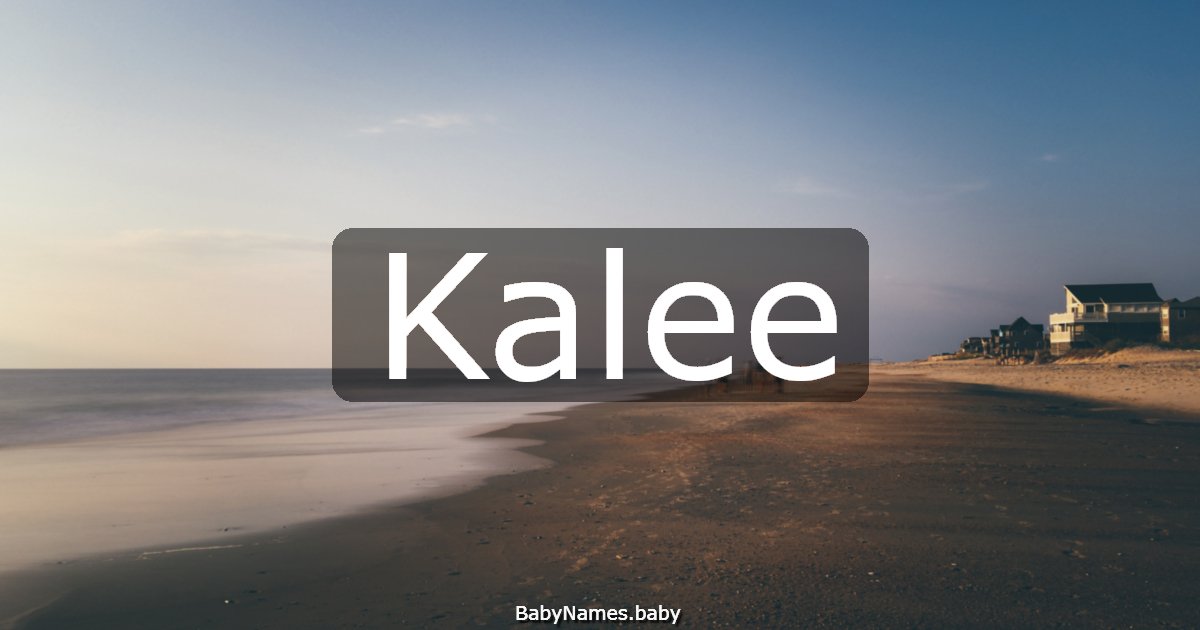 Kalee