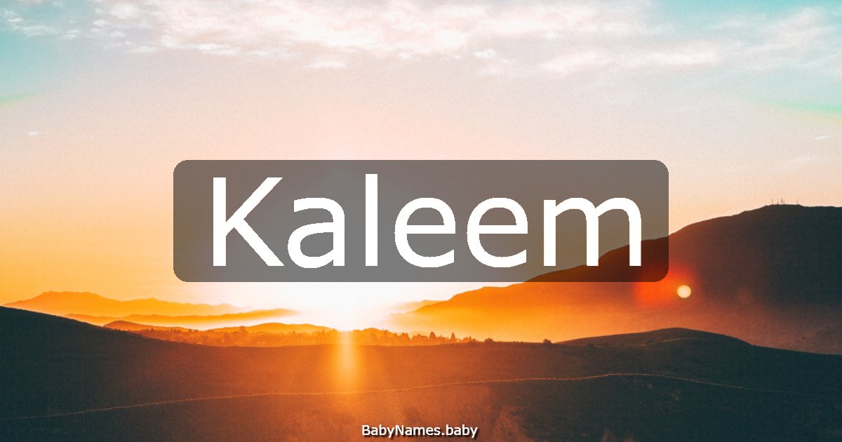 Kaleem