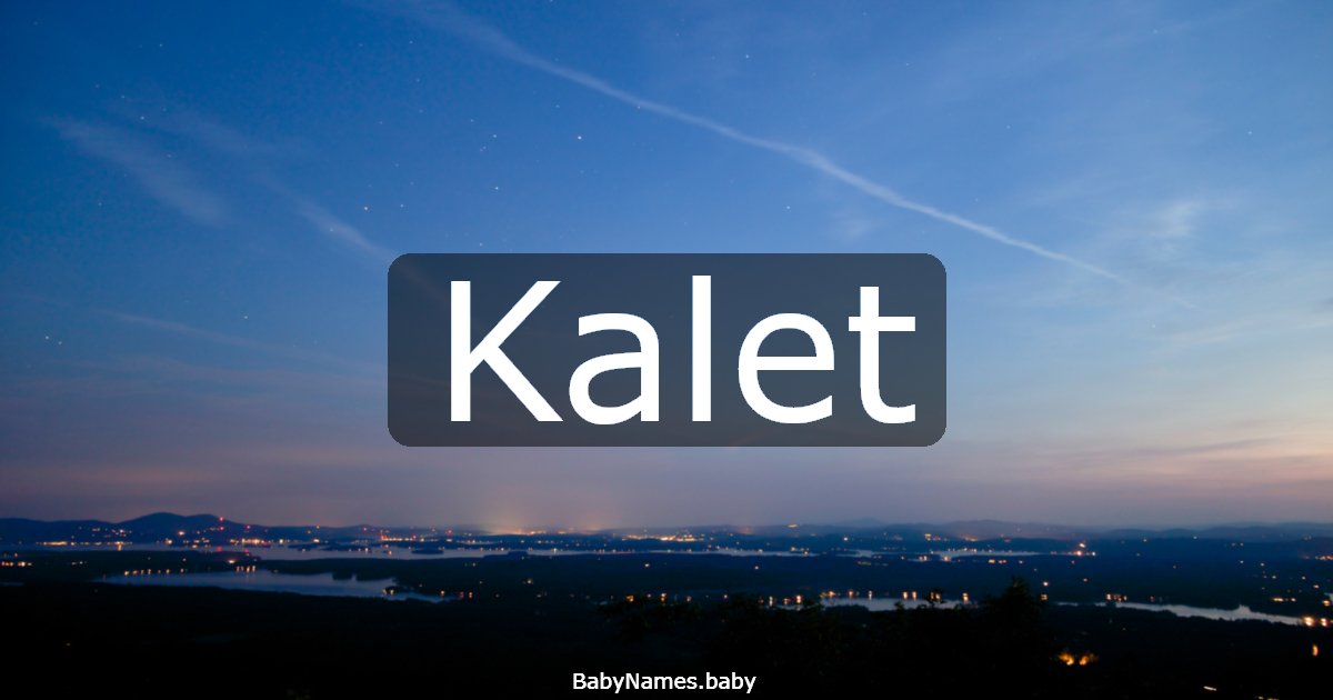 Kalet