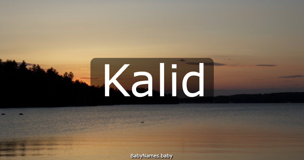 Kalid