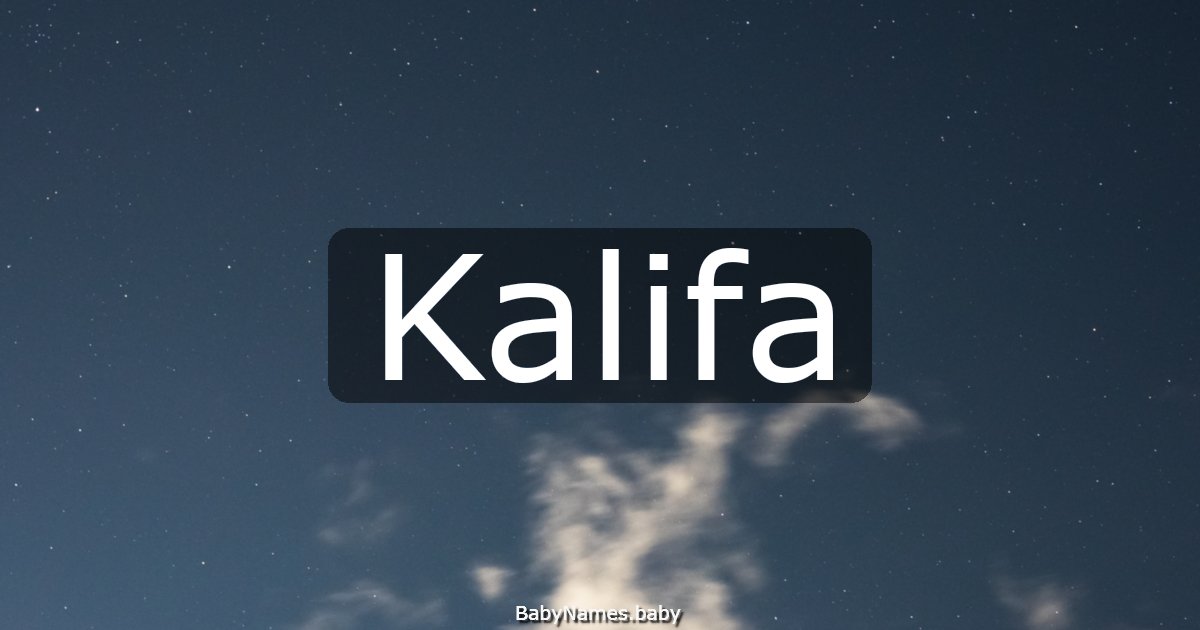 Kalifa