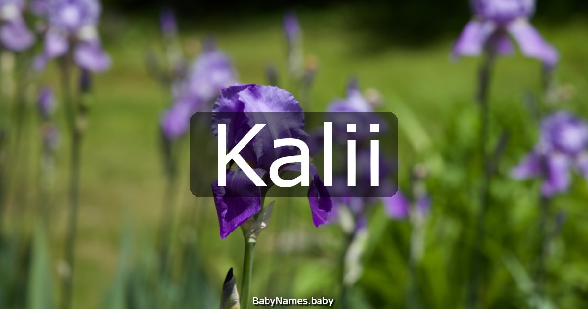 Kalii