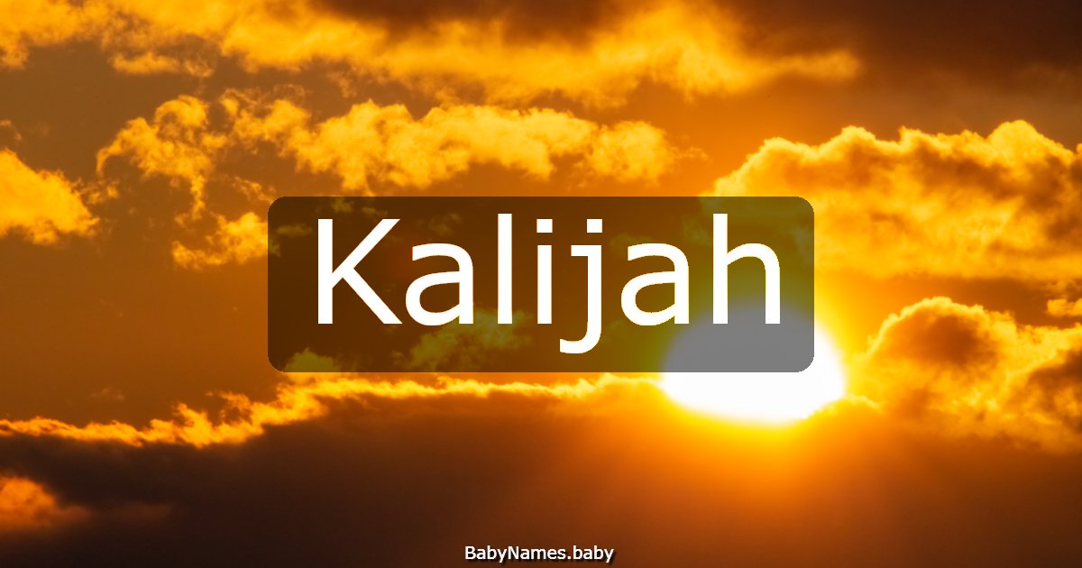 Kalijah