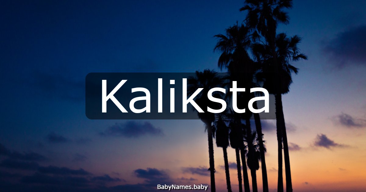 Kaliksta