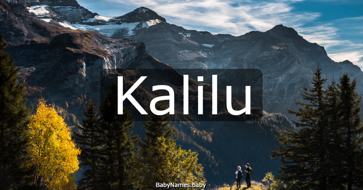 Kalilu