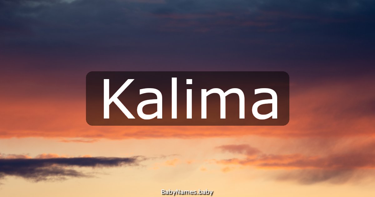 Kalima